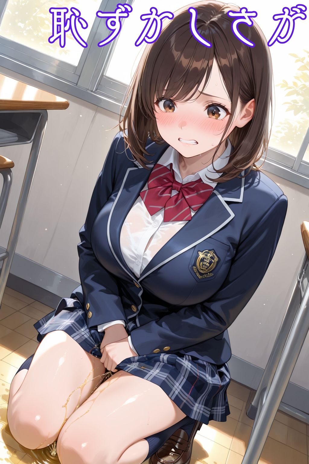 おしがま失敗!おもらし癖がついた女子校生の末路1