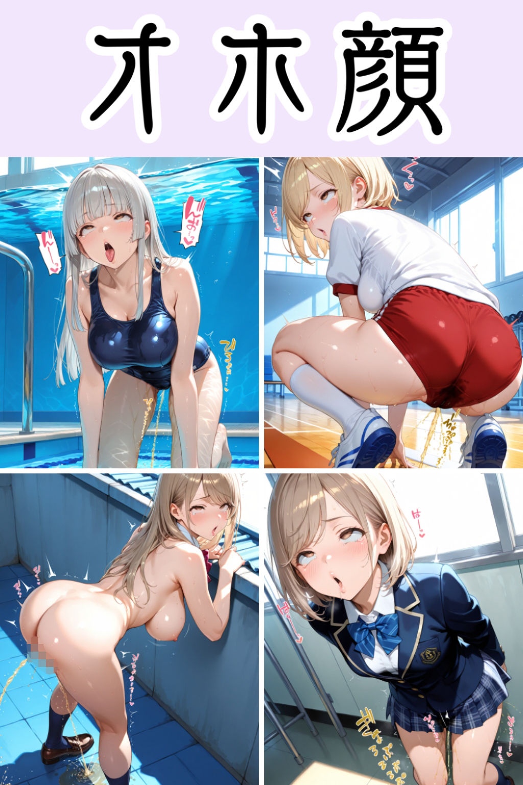 おしがま失敗!おもらし癖がついた女子校生の末路7