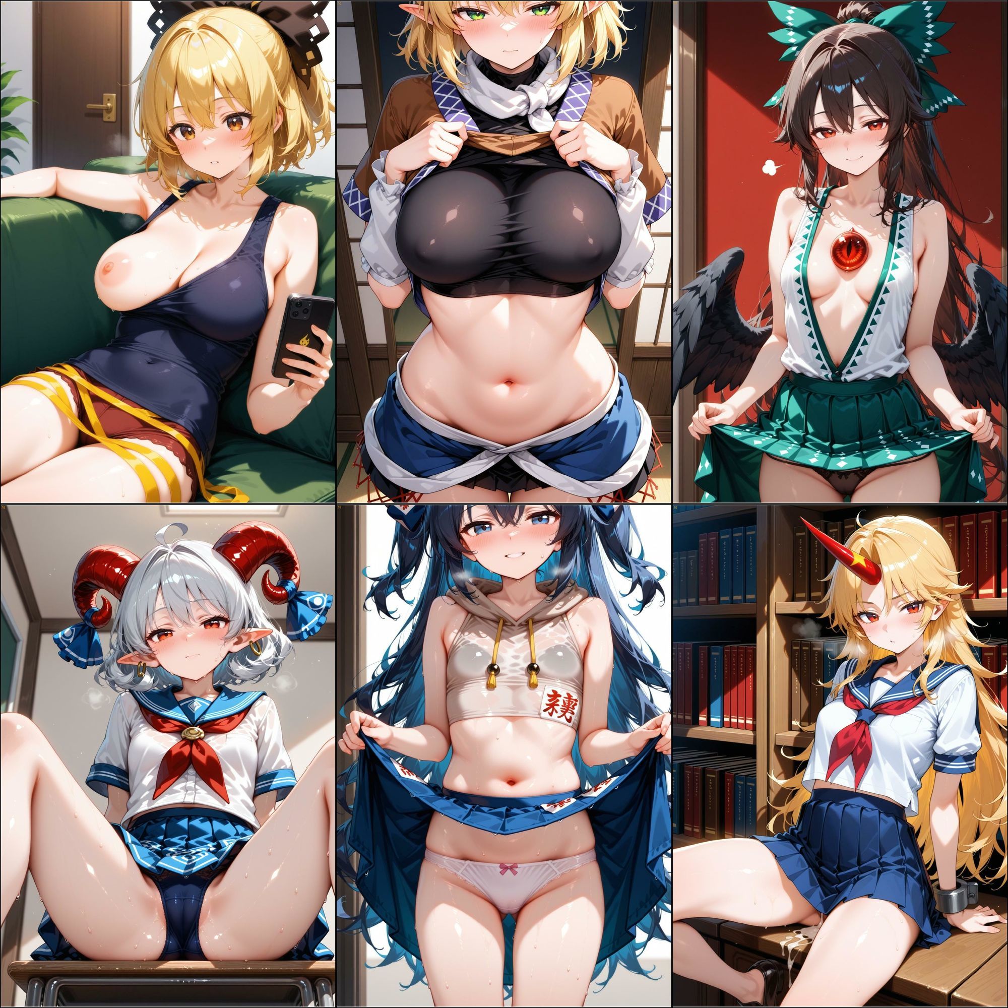 ノーモザイク！東方地霊殿キャラの誘惑2 画像4