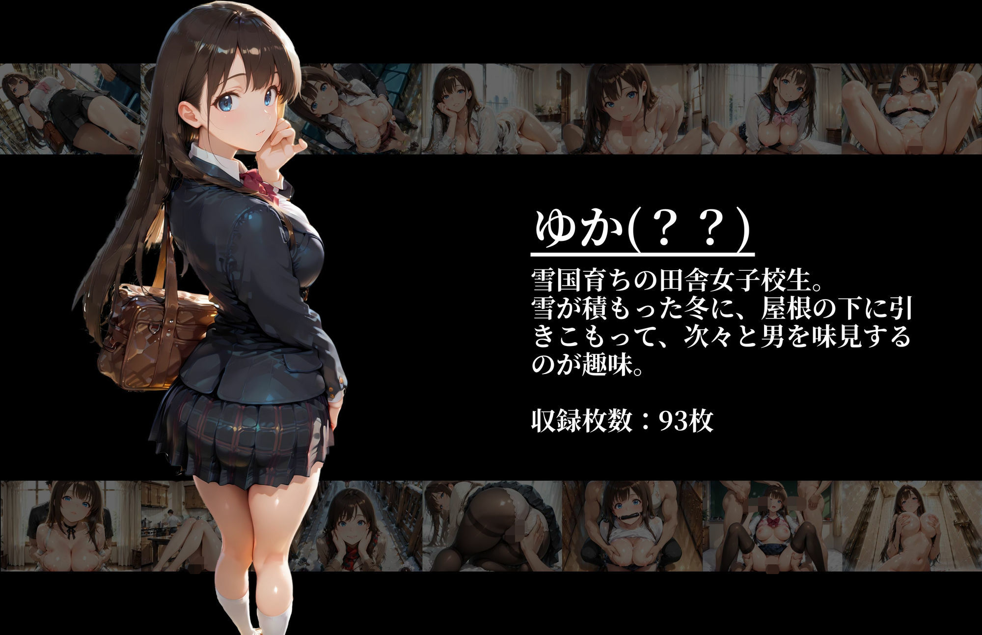 サンプル画像4:【500ページ】【4K横長高画質】 肉便女の悲劇〜それぞれがオナホール化していく話〜(しずく) [d_711379]