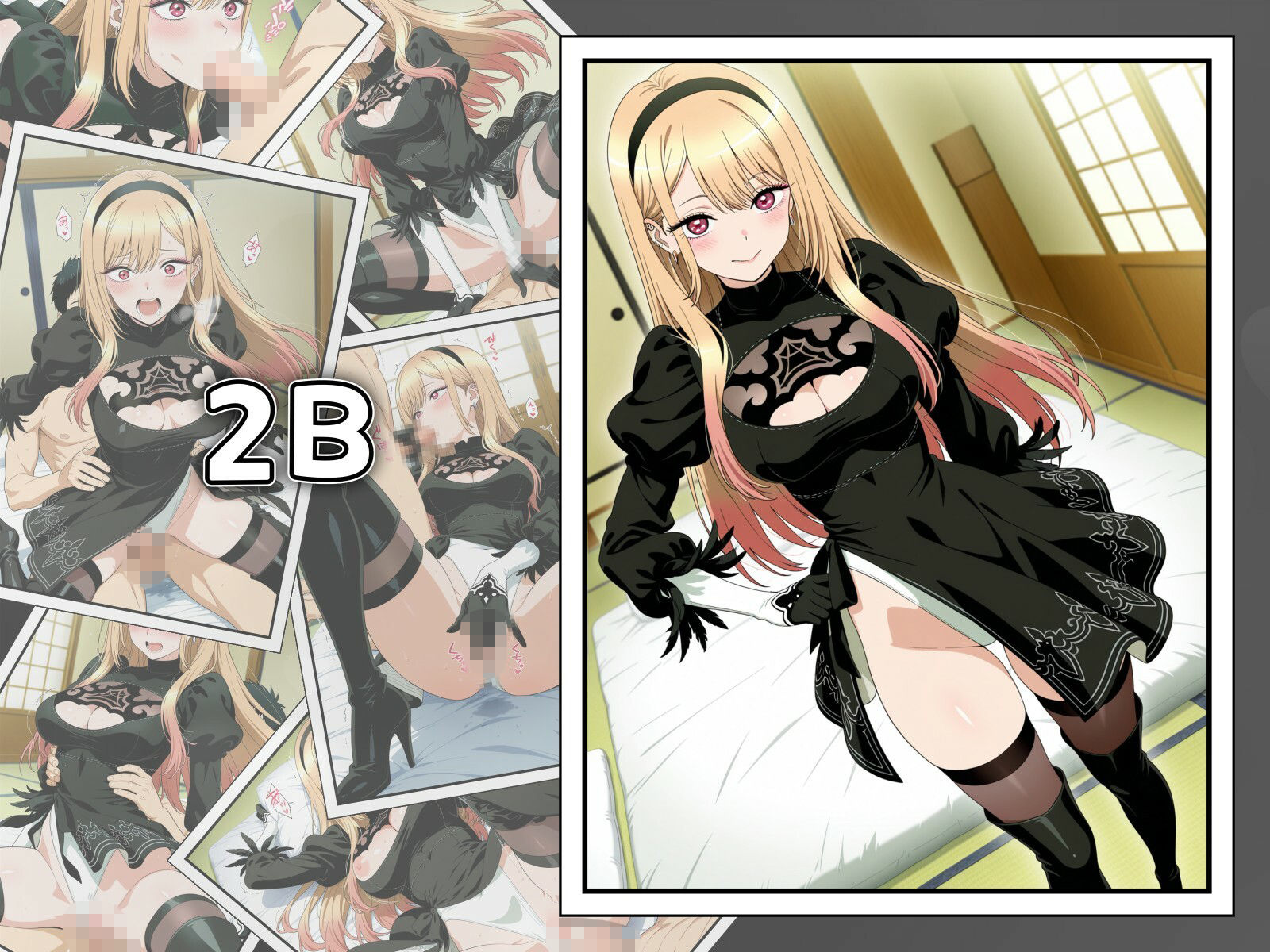 サンプル画像4:まりんとコスプレエッチ 〜喜多川〇夢と3つの衣装で〜(Chirature) [d_711389]