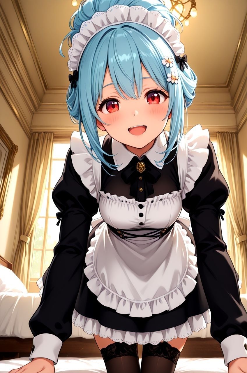 サンプル画像1:紳士なご主人様に雇われたご奉仕メイド達のえっちな日常 変態に買われる寸前だった私たちを、優しいご主人様が拾ってくれました。(ご奉仕メイドシスターズ) [d_711431]