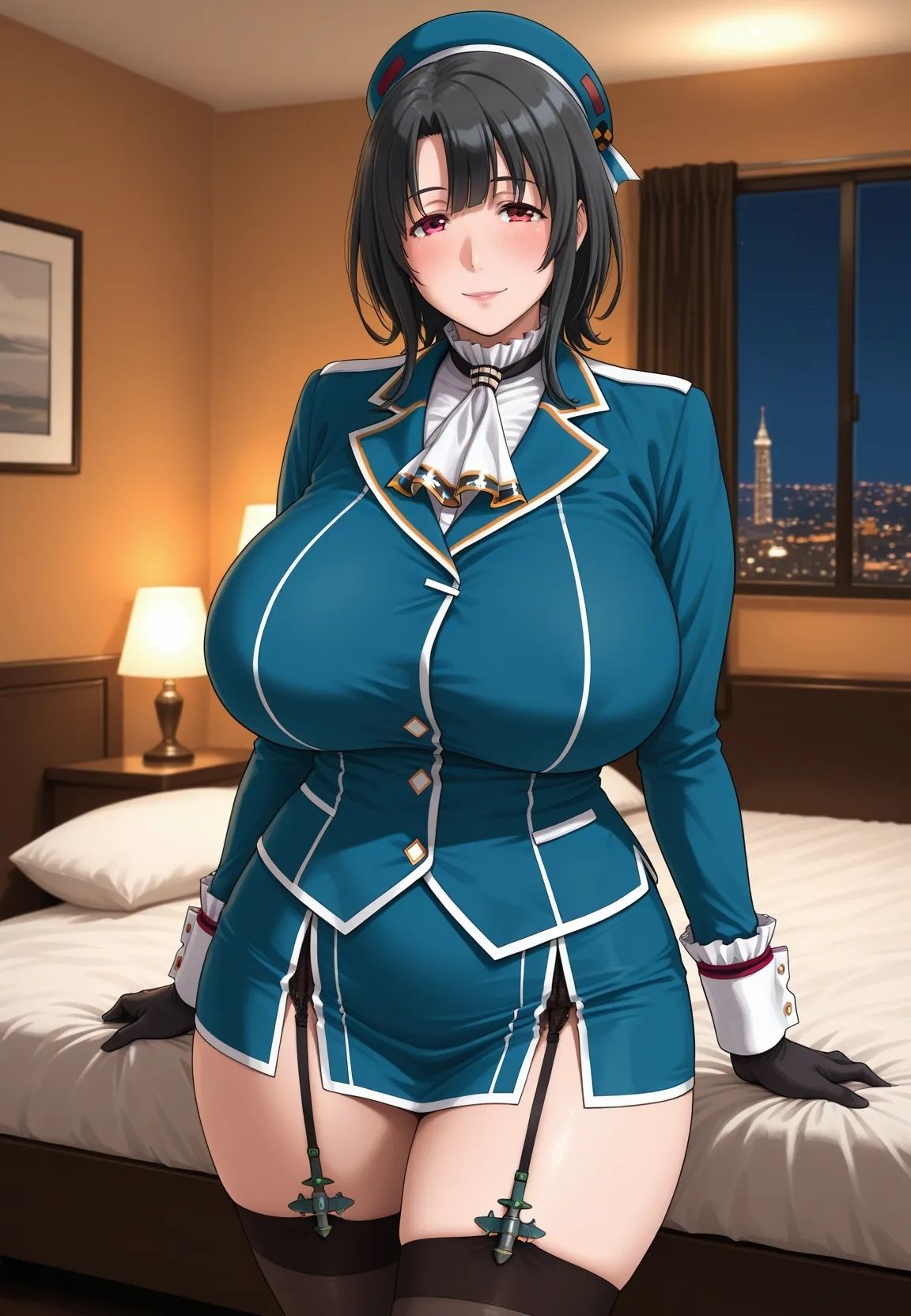 サンプル画像1:ムチムチな艦〇とお泊りエッチ  高〇(milfai) [d_711440]