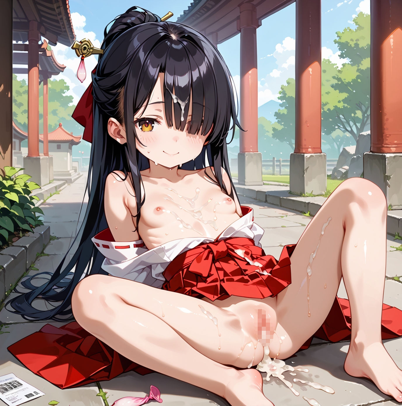 陰キャ貧乳巫女！中出し精液便所！パート37