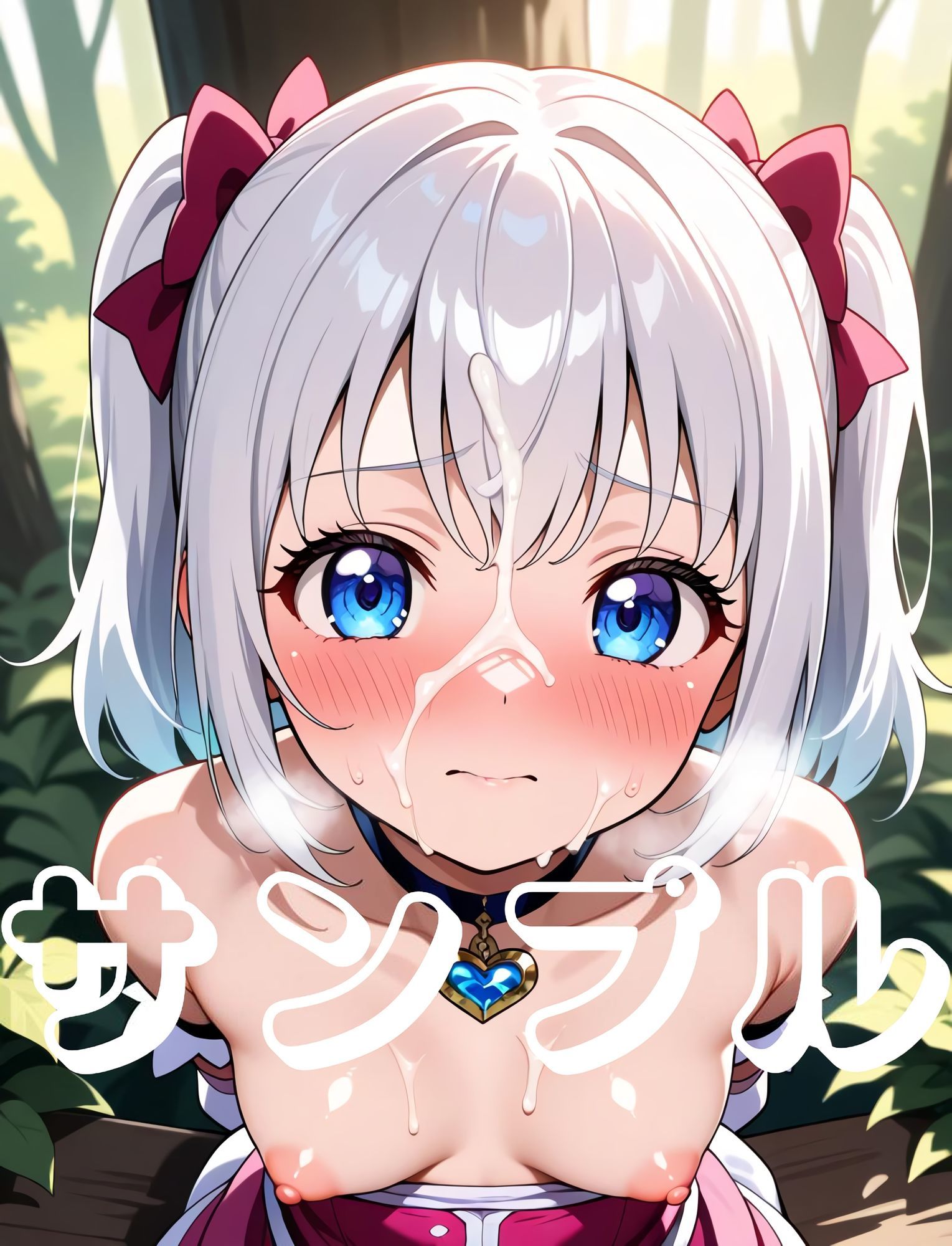 【エロ漫画】魔法少女のエッチな絵  7巻  捕らわれた魔法少女  顔に精液をかけられる6