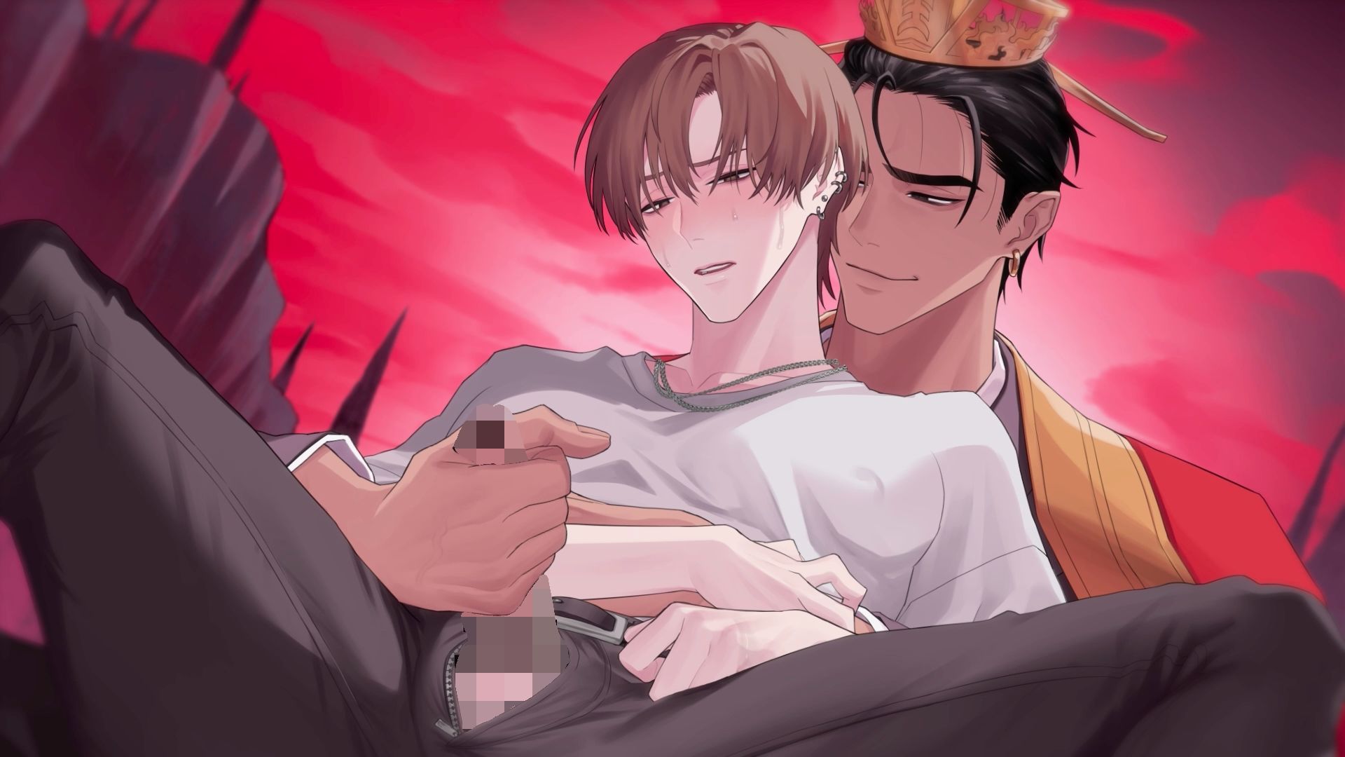 《Live2Dアニメ》ヤリチンDKは快楽地獄逝き〜鬼畜な閻魔の怪物ペニスでムリヤリ雌堕ち断罪ピストン〜 エロ漫画3