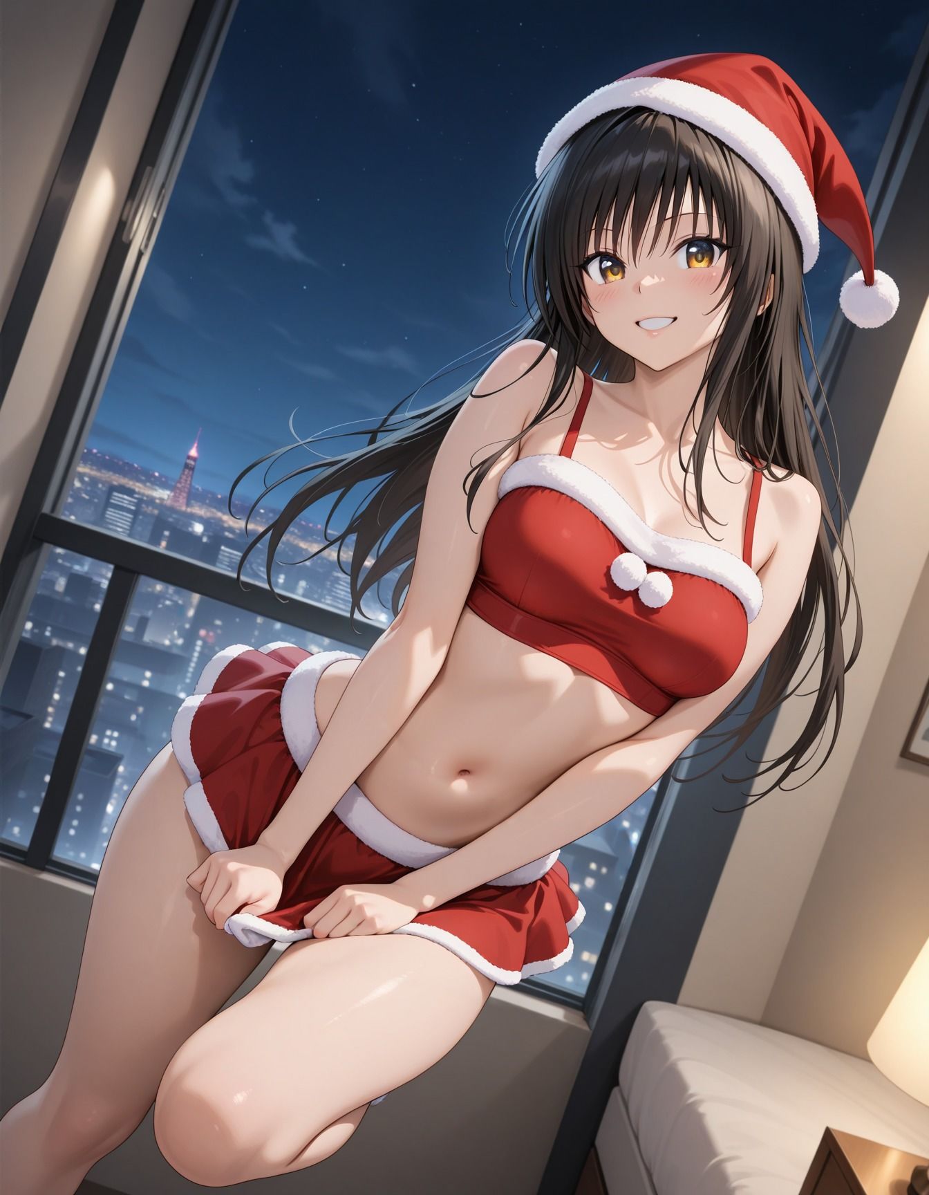 サンプル画像1:キモ男達に輪●されたサンタコス少女(ぽりっしゅ本舗) [d_711648]