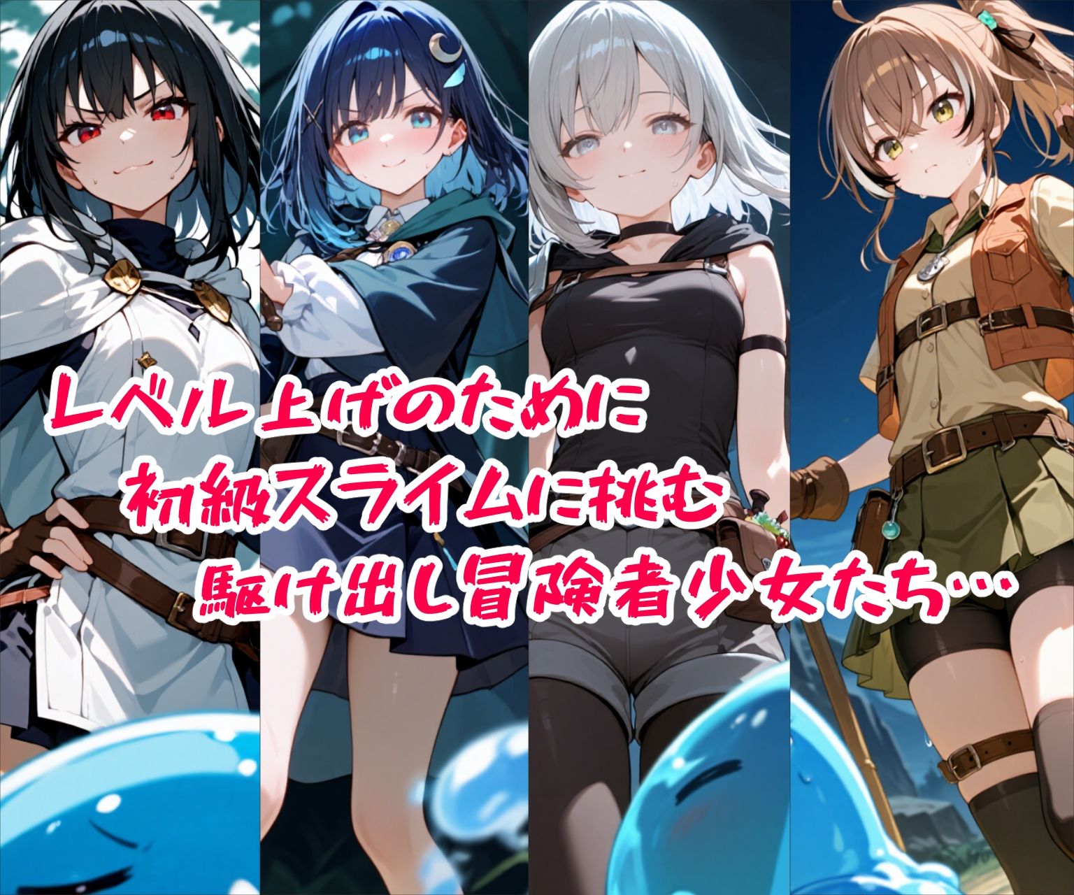 初級スライム討伐のはずが強力なヒト型個体に敗北!?一方的な陵●の挙句、同化なんて聞いてない! 画像1