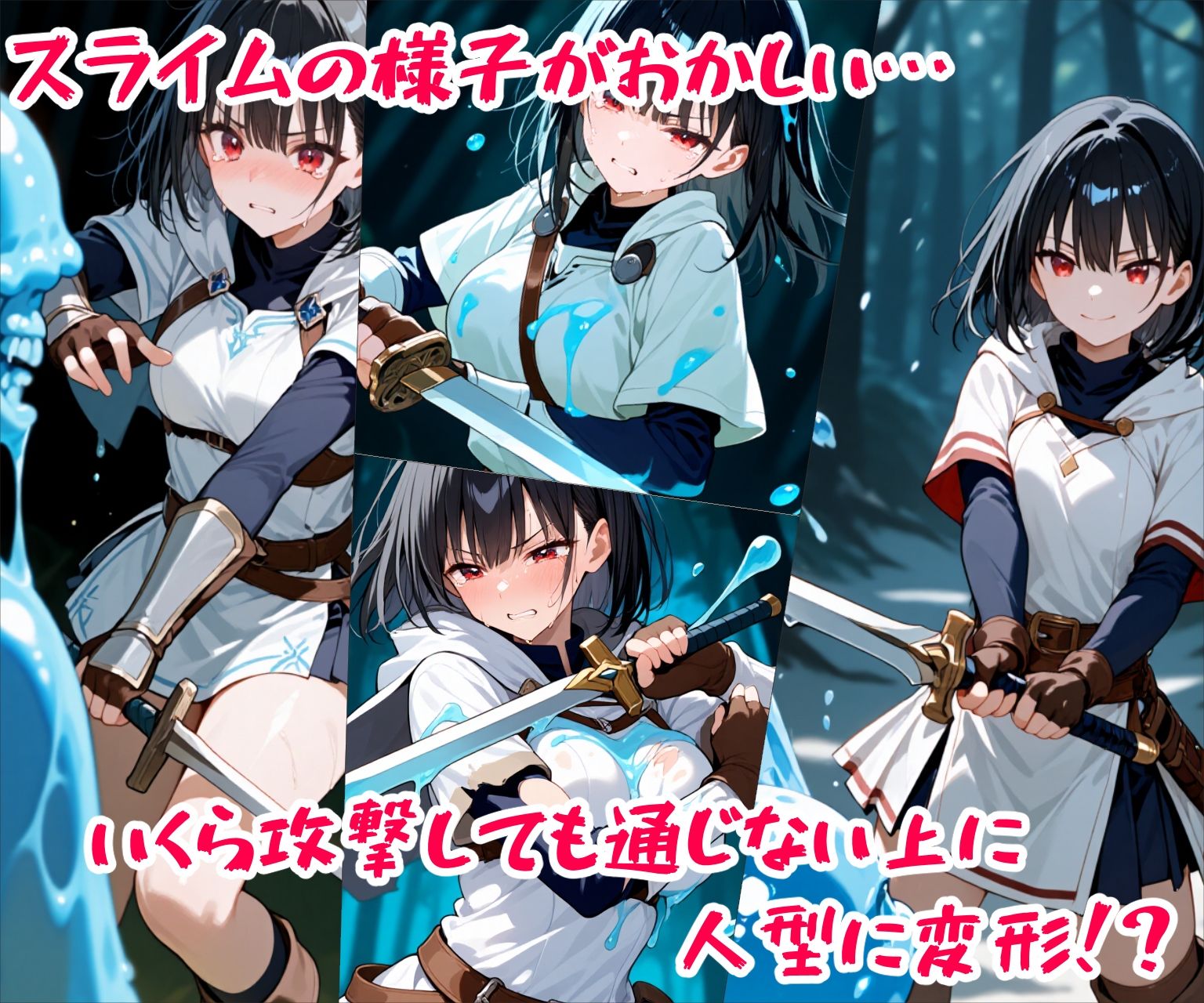 初級スライム討伐のはずが強力なヒト型個体に敗北!?一方的な陵●の挙句、同化なんて聞いてない! 画像2
