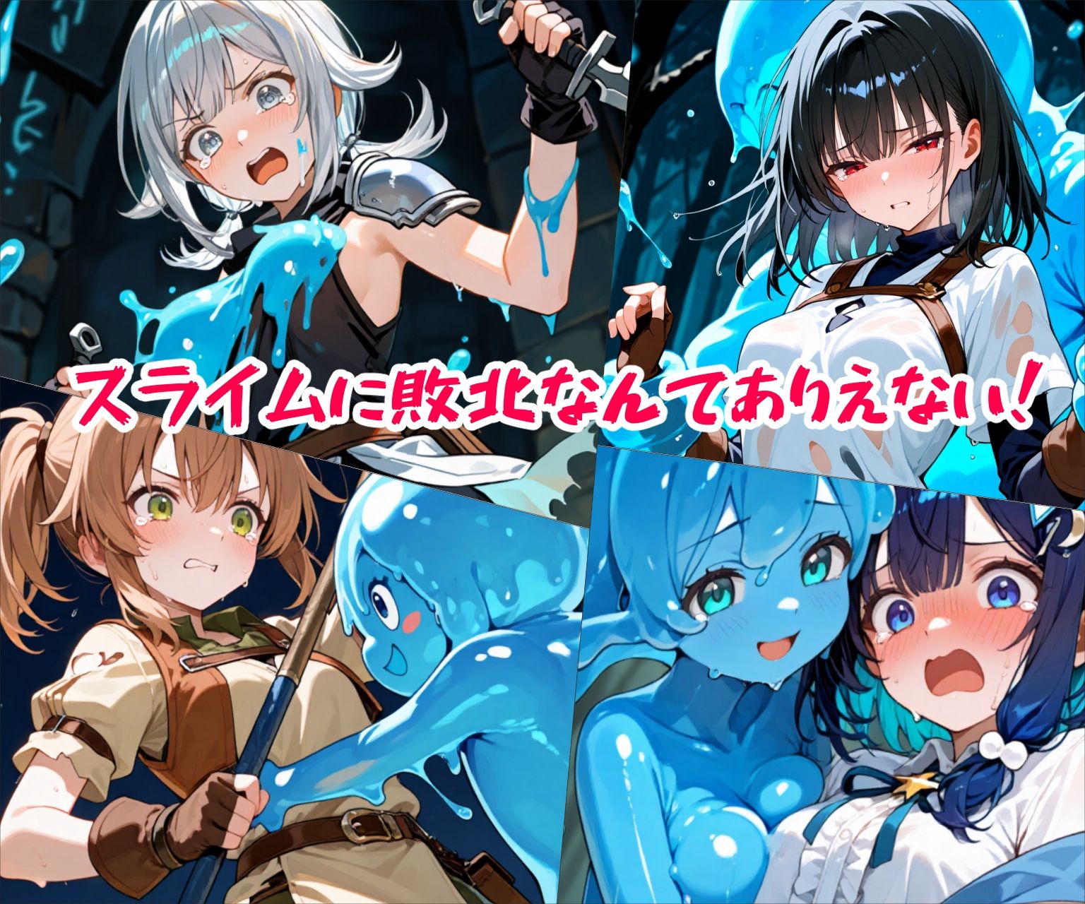 サンプル画像3:初級スライム討伐のはずが強力なヒト型個体に敗北！？一方的な陵●の挙句、同化なんて聞いてない！(えすおー) [d_711664]