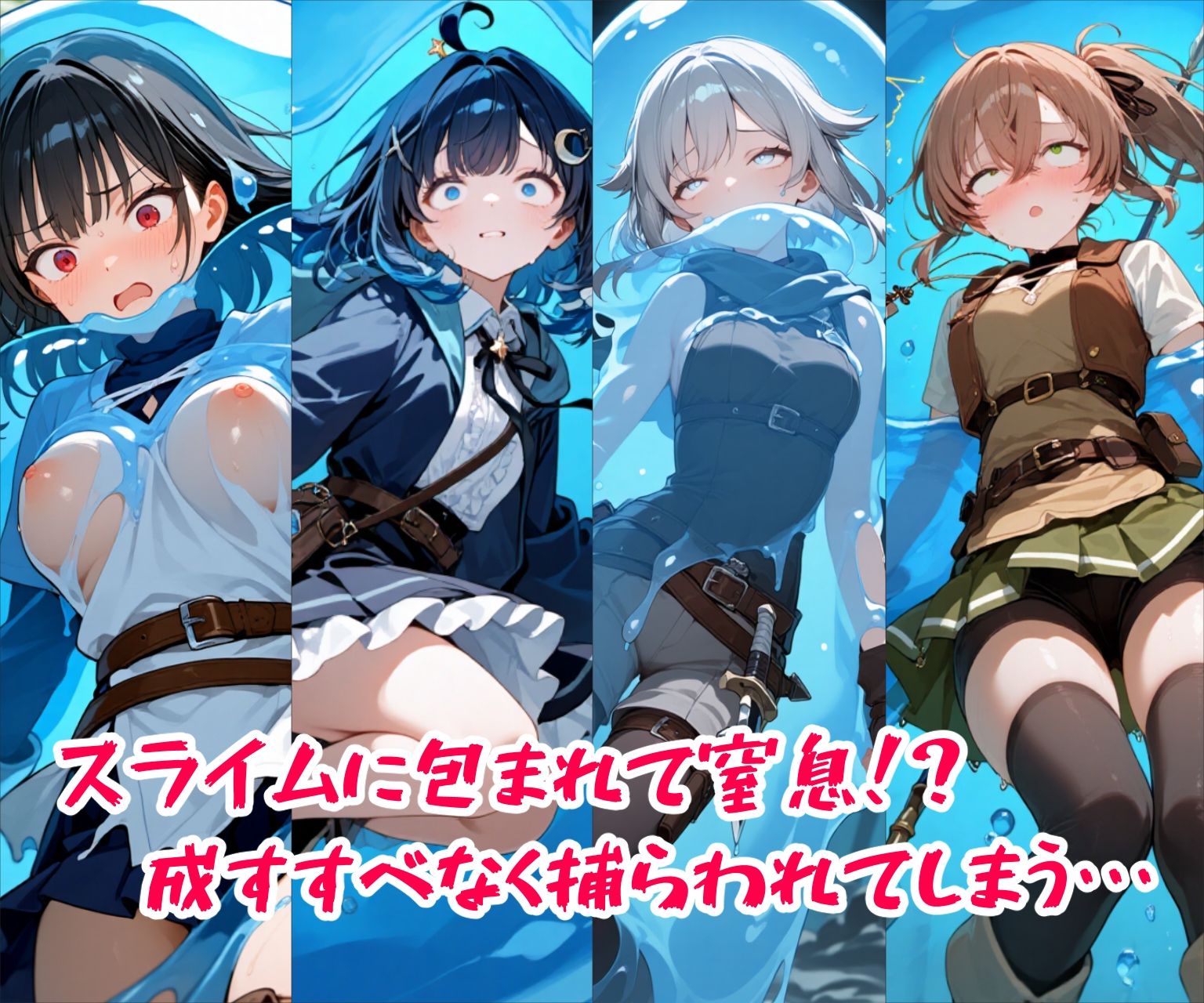初級スライム討伐のはずが強力なヒト型個体に敗北!?一方的な陵●の挙句、同化なんて聞いてない! 画像4