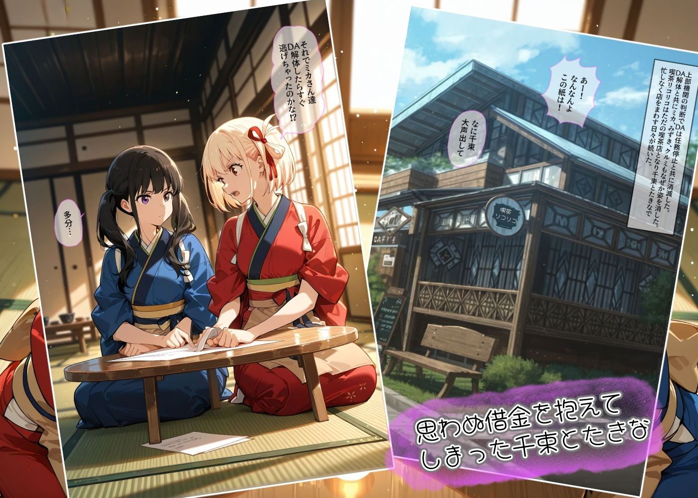 サンプル画像1:リコリスリコイル〜孕ませ風俗店オープン〜(Kaleidoscope) [d_711710]