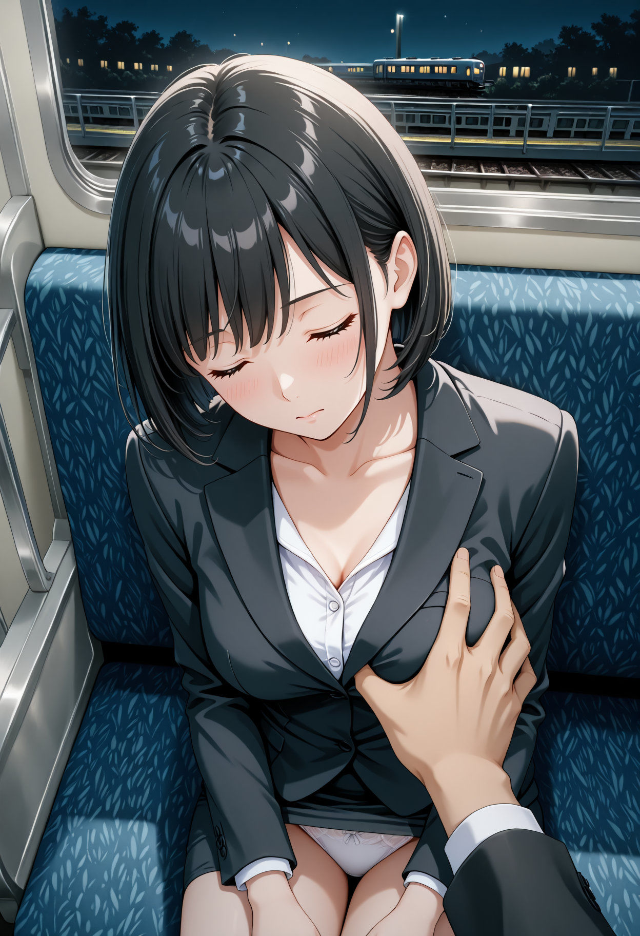 サンプル画像2:彼女はいつも疲れ（突かれ）ている  内村菜月（うちむらなつき）(欲望のエデン) [d_711905]