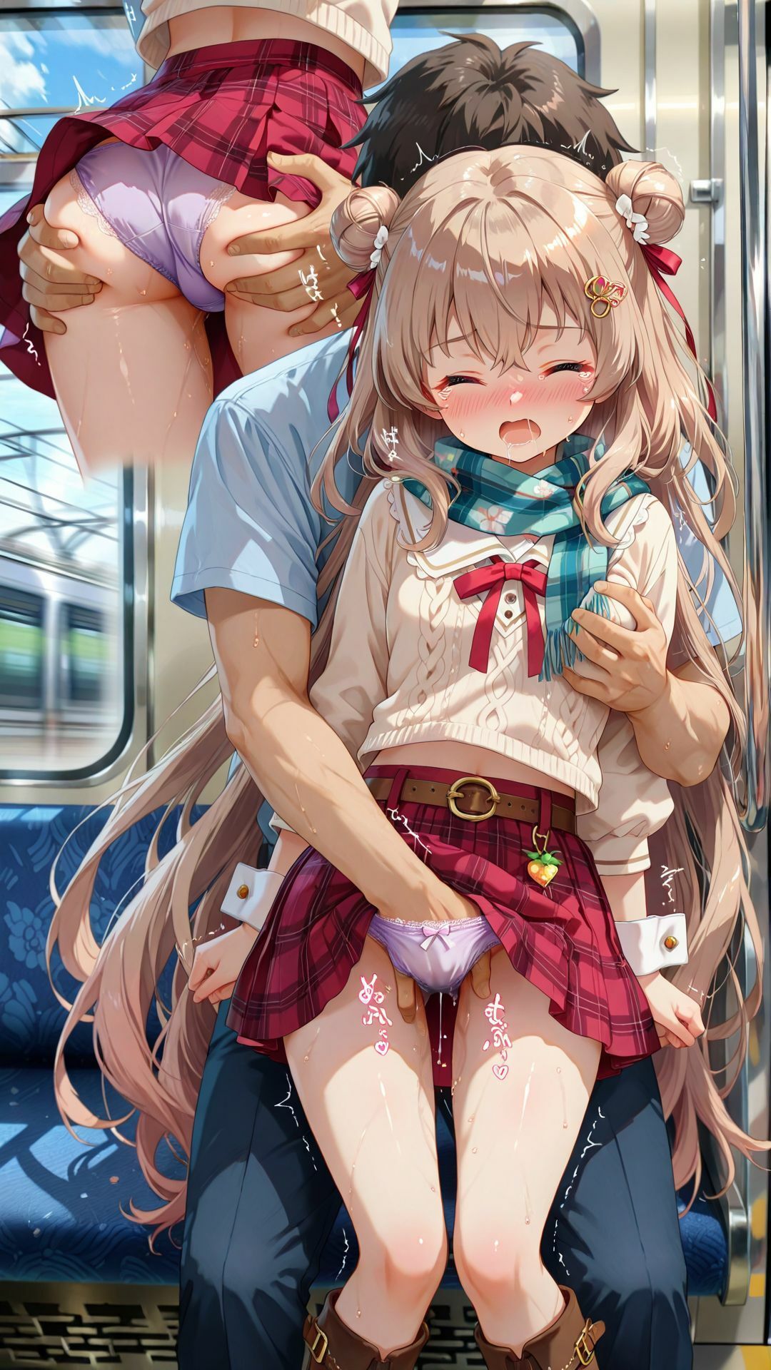 サンプル画像2:痴●OK列車（おまけShort動画付き）(ありあさんのショップ) [d_711917]