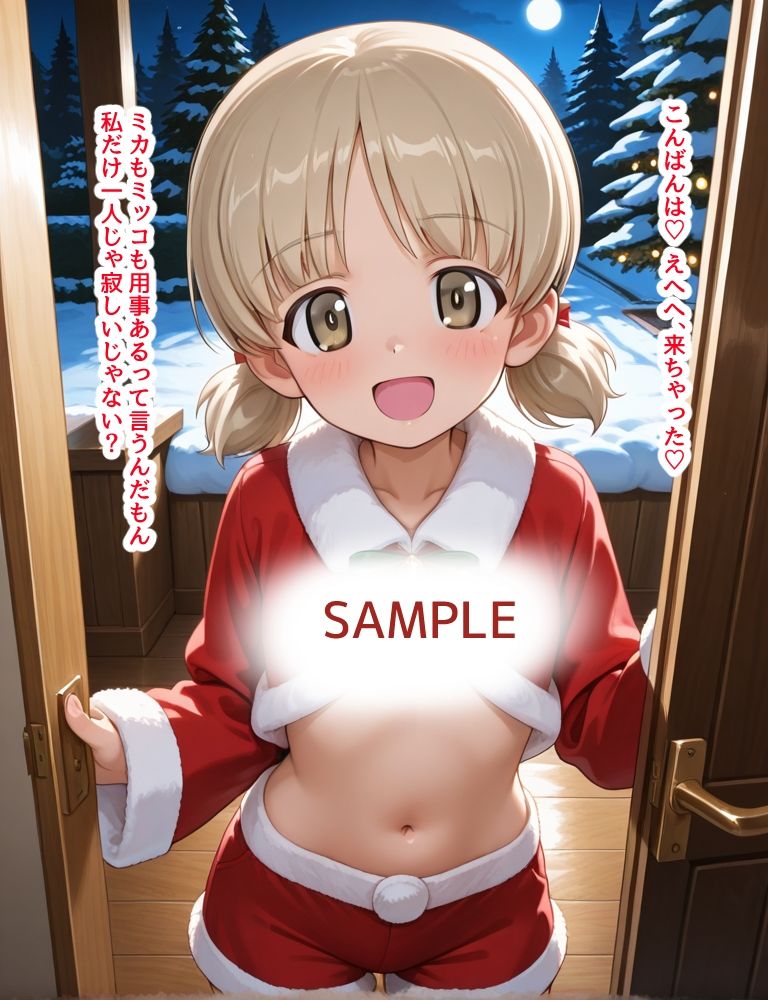 サンプル画像3:ハメパン〇ァー〜サンタコスでラブラブ孕ませH編〜(バークライトワークス) [d_712112]