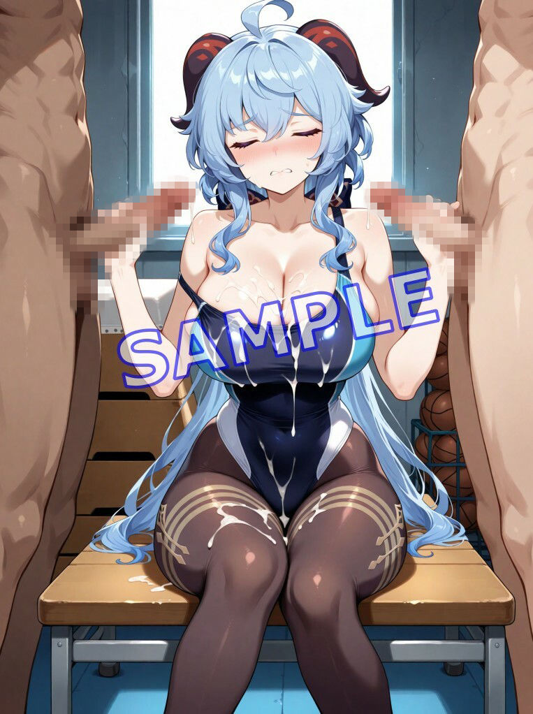 原神璃月コンビ刻晴&甘雨の制服+競泳水着CG集 画像10