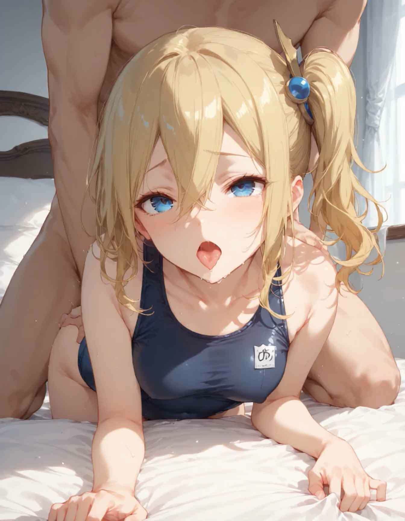 【エロ漫画】は◯さかちゃんとえっち〜ぬるぬる神アニメ〜5