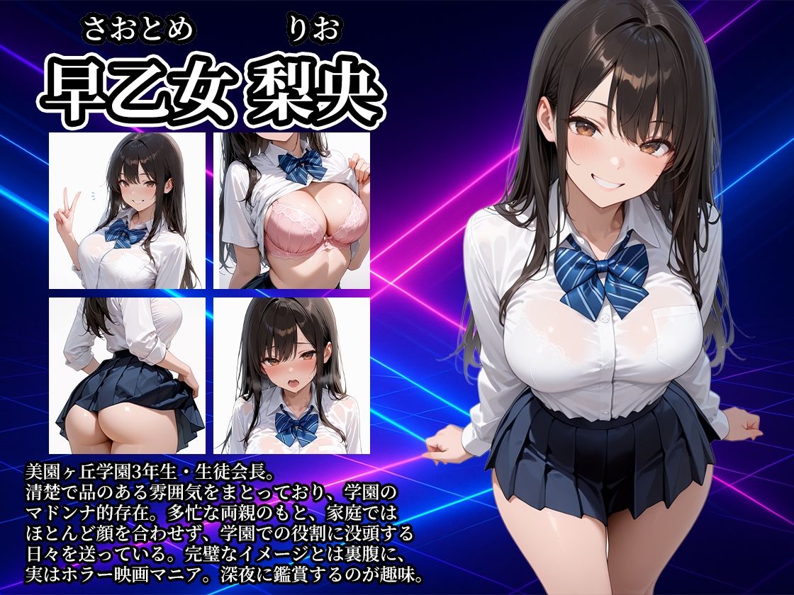 サンプル画像2:女子校生性指導コレクション-早乙女梨央 修学旅行編- 学園の影に潜む禁断の性指導(マロン3世) [d_712217]