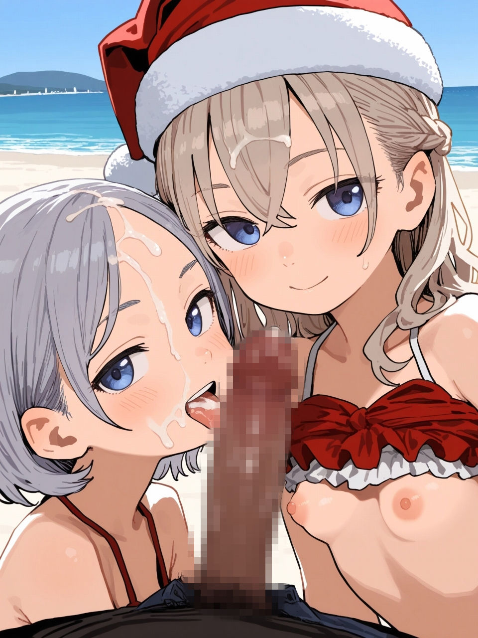 サンプル画像5:夏のクリスマス(ジャングルジム) [d_712220]