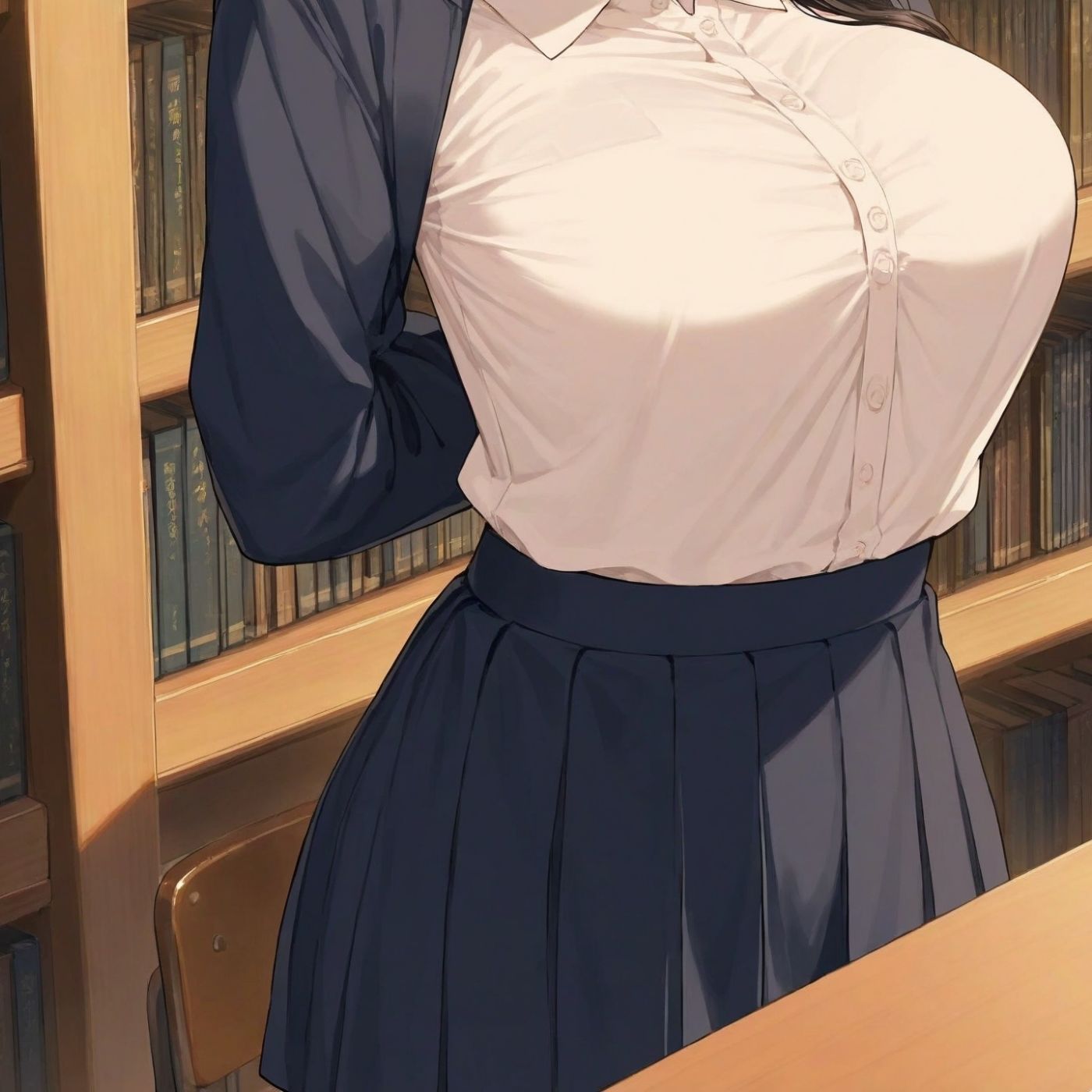 サンプル画像4:学園性活！図書委員と官能的な秘め事3【メガネ美少女の厳選CG350枚収録】(アオとハル) [d_712262]