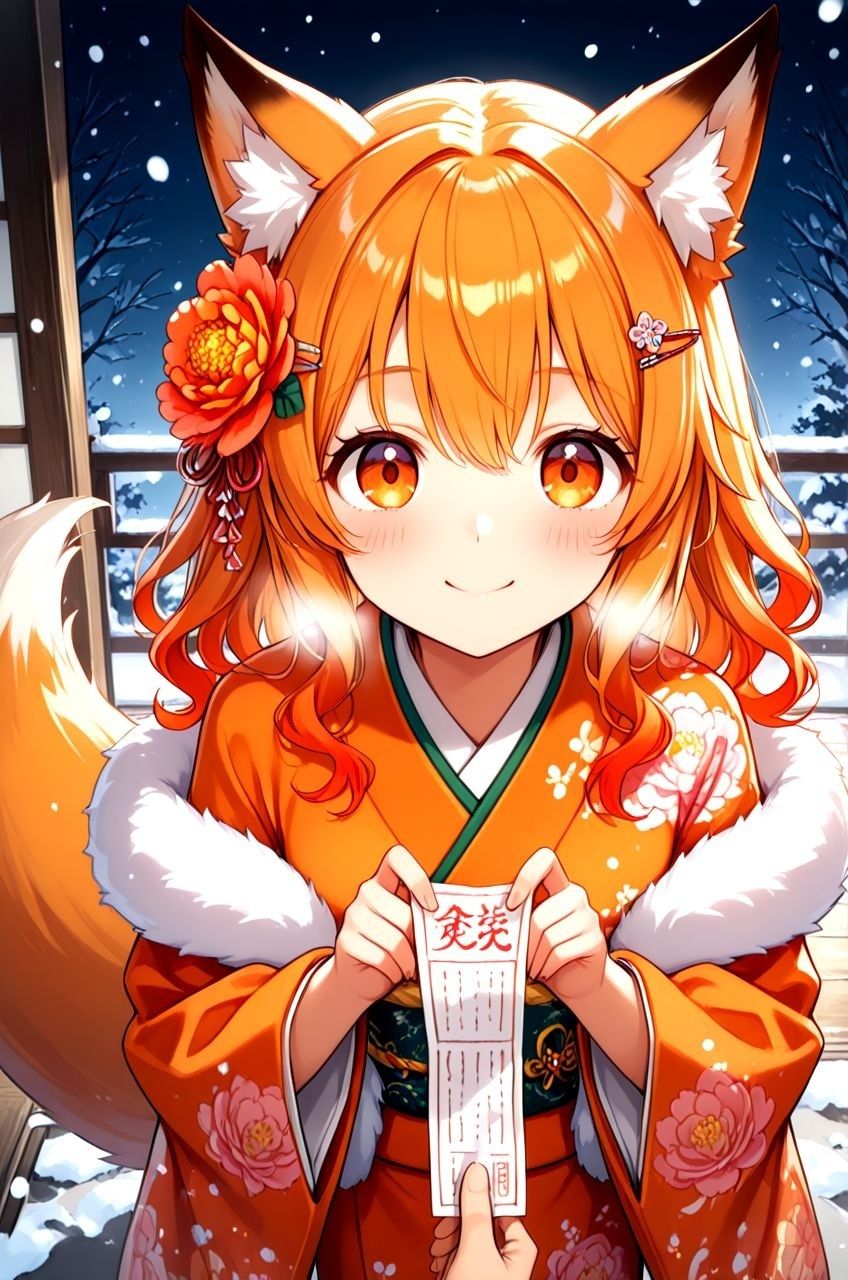 サンプル画像1:ケモミミっ娘と振袖姿でイチャラブえっち 甘酒飲んでないのに体がぽかぽかしてきちゃいました(もふもふパラダイス) [d_712342]