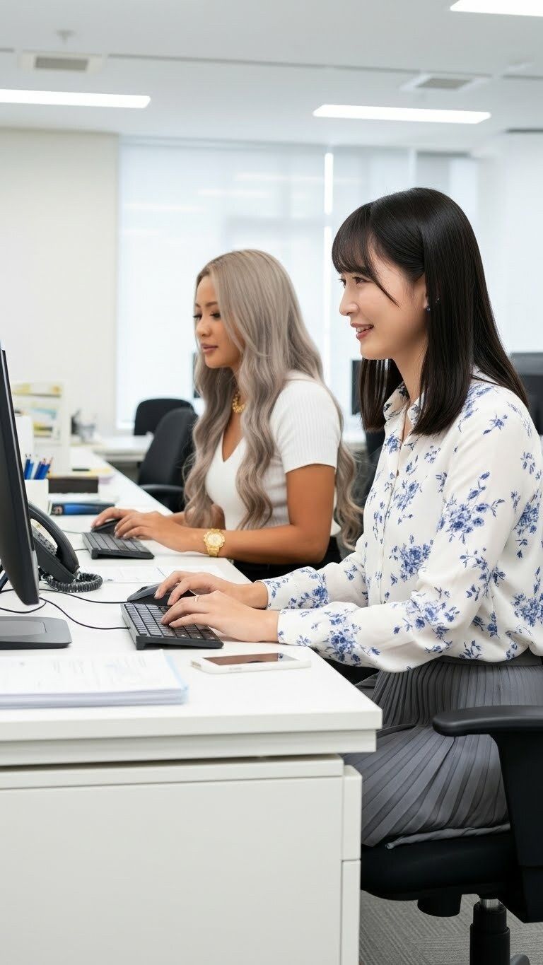 OLのパンチラチラ 画像2