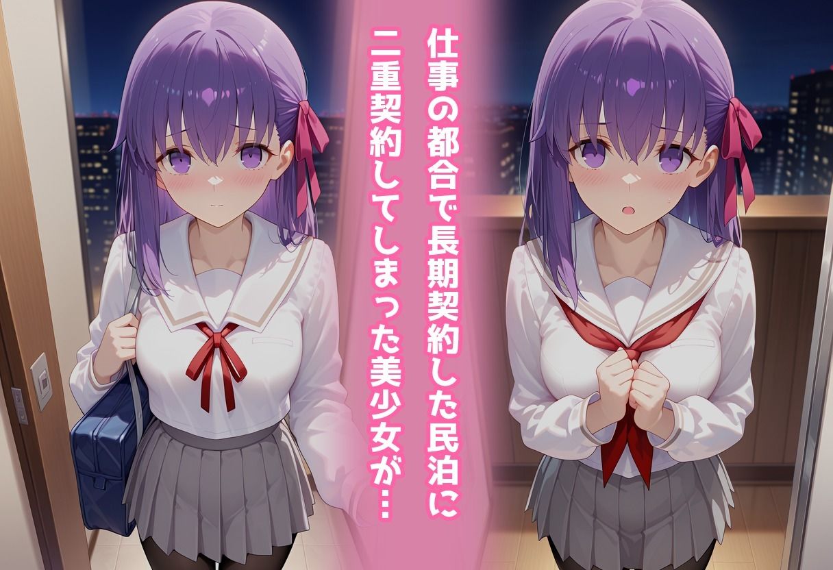 民泊トラブル!?…美少女と突然の強●ルームシェア性活 〜間●桜編〜1