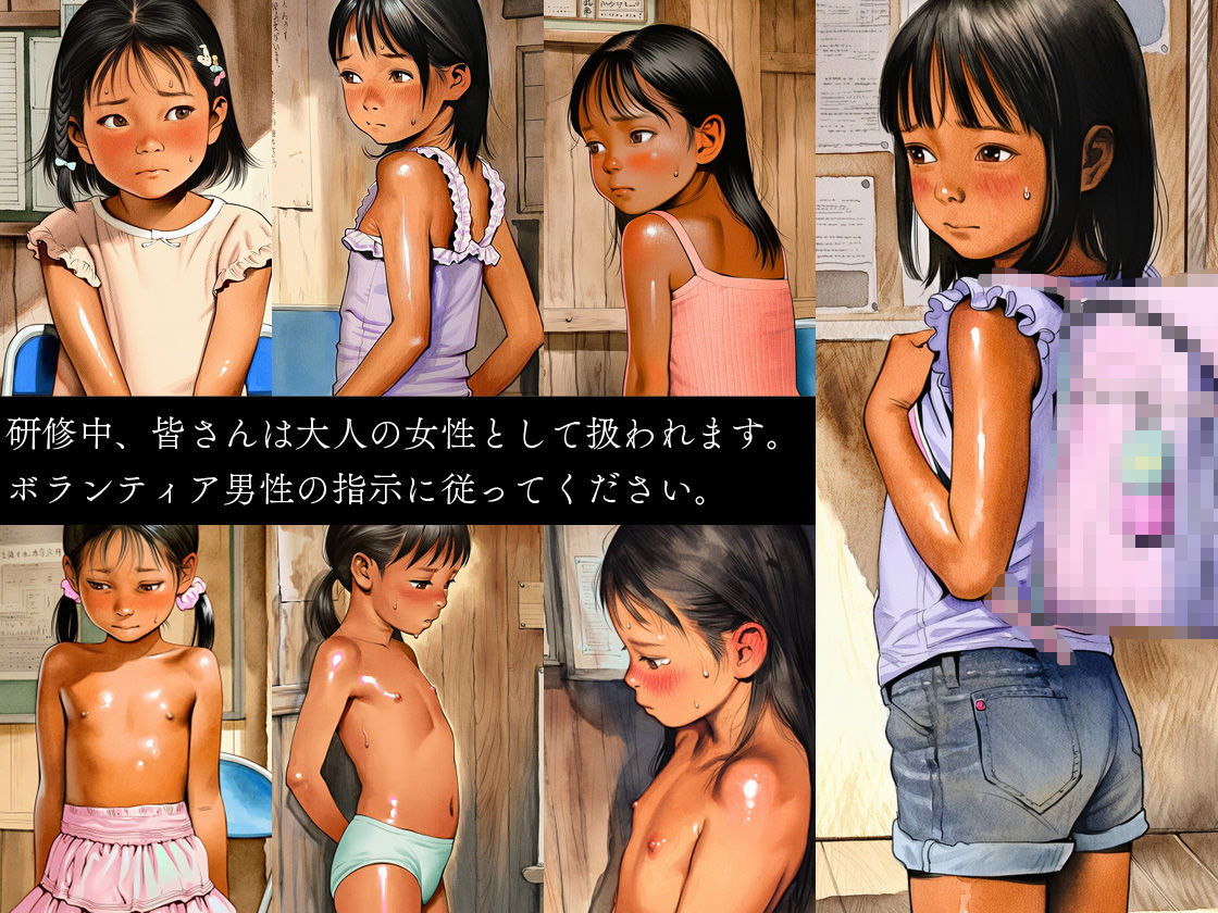 変態町内会 つるぺた少女たちの早期『女学規範』研修【500ページ】