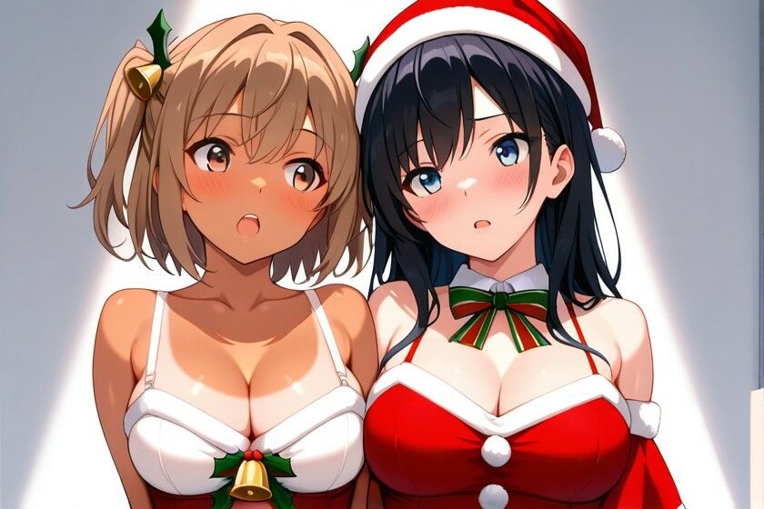 【聖夜に溶けるサンタ】 透けるランジェリー、火照る吐息聖なる夜に許された秘密の行為  ＃12