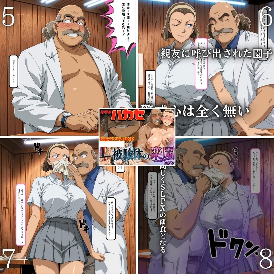 サンプル画像6:発明家ハカセシリーズ二本立て 博士の罠にハマった2人(ぽちぽち) [d_712527]