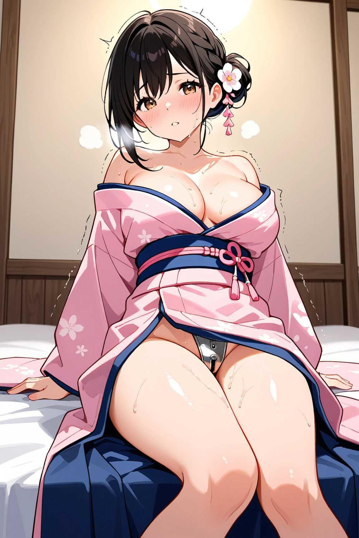 サンプル画像4:そわそわティータイム『お正月・冬味・おもらしコレクション 2026年01月』(そわそわティータイム) [d_712552]