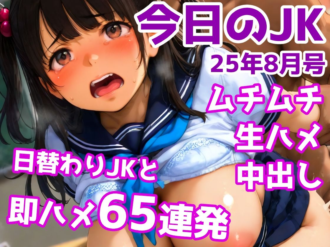 サンプル画像1:今日のJK 25年8月号(かりんとうランド) [d_712601]