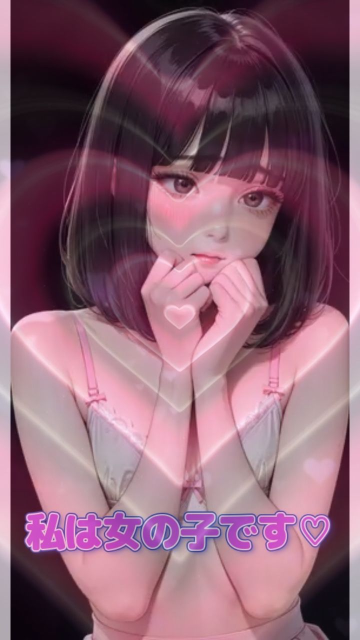 【シッシーヒプノ動画】女装願望解放◆視線で感じちゃう◆可愛い女の子に変身して男の人に見抜きされたい人のためのサブリミナル動画 画像4