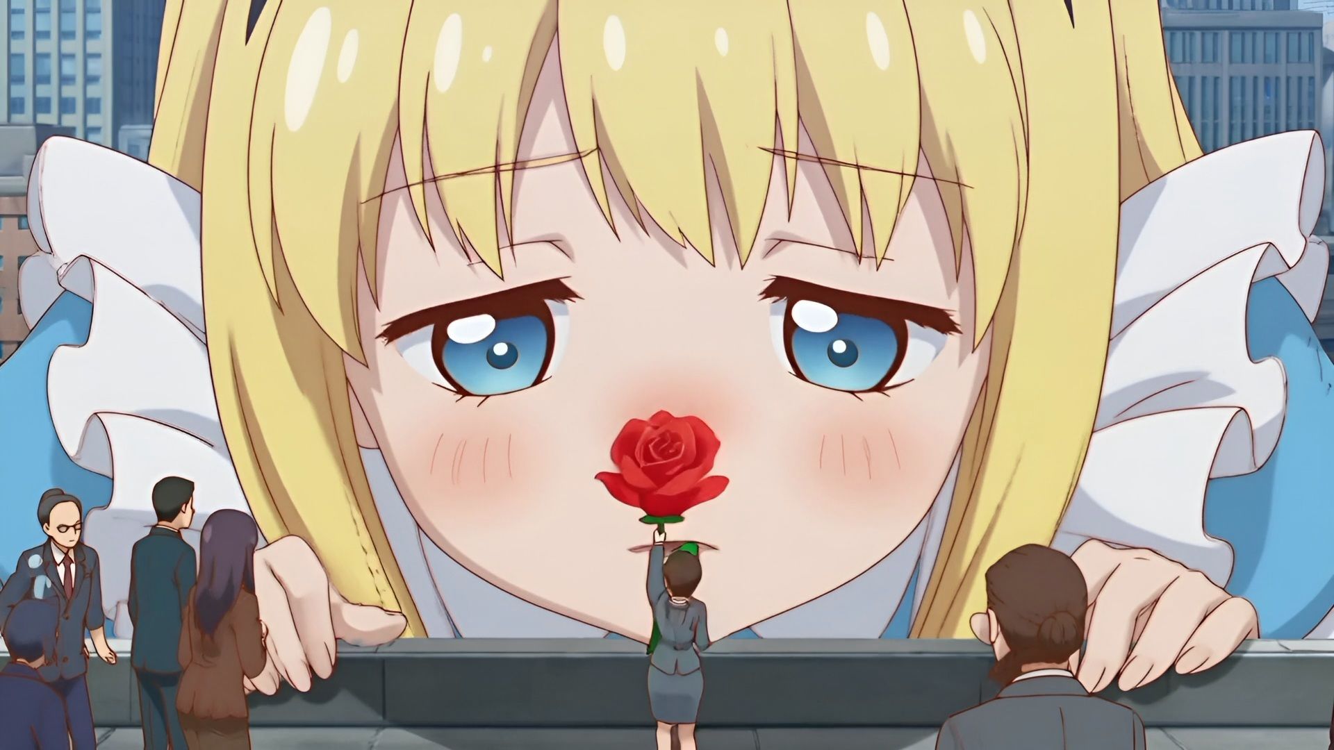 サンプル画像5:【自信作！】ハイパー巨大娘くしゃみアニメーション！/ Hyper Giantess Sneeze Full Animation！ （mp4）(くしゃみフェチ専門店) [d_712736]