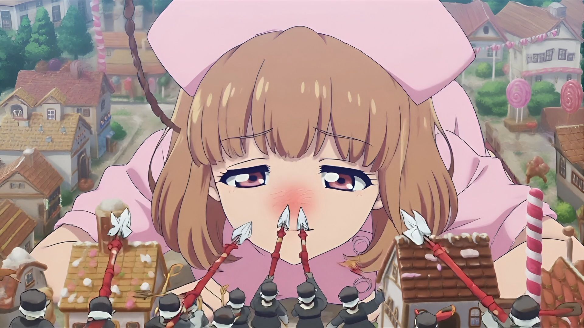 【自信作！】ハイパー巨大娘くしゃみアニメーション！/ Hyper Giantess Sneeze Full Animation！ （mp4） サンプル7