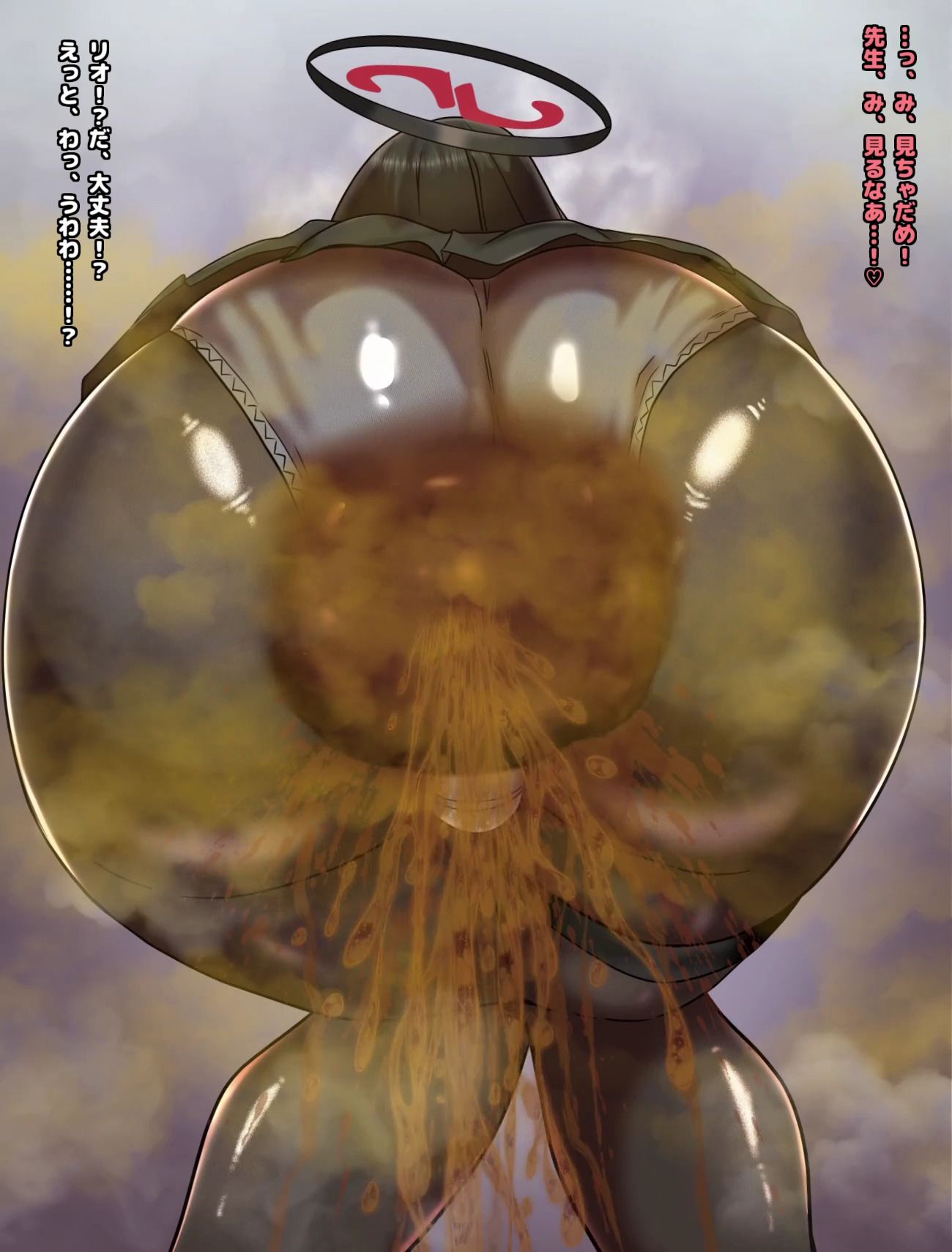 サンプル画像6:便意我慢＆着衣脱糞アニメーション（18）調月リオ(便意我慢研究会) [d_712829]