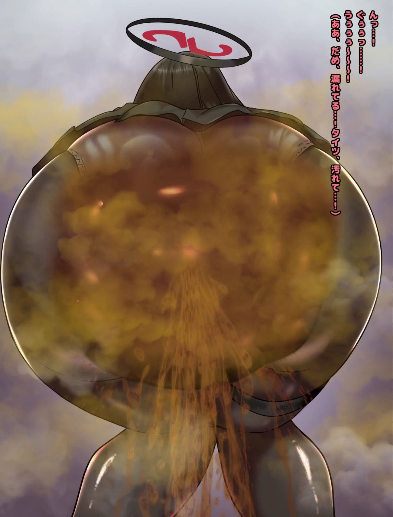 便意我慢＆着衣脱糞アニメーション（18）調月リオ サンプル7