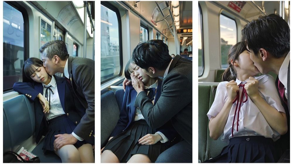 【エロ漫画】痴●電車4