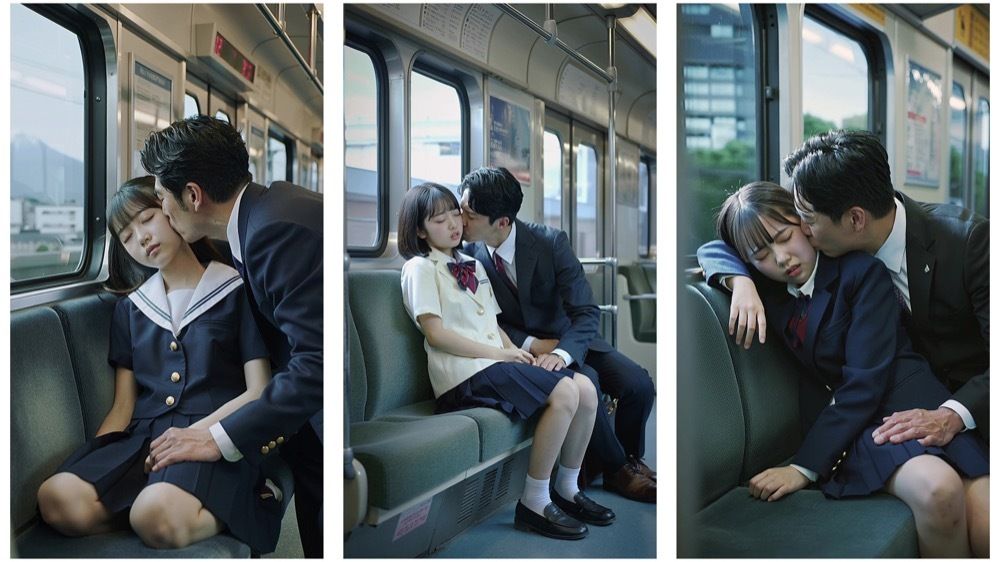 【エロ漫画】痴●電車5