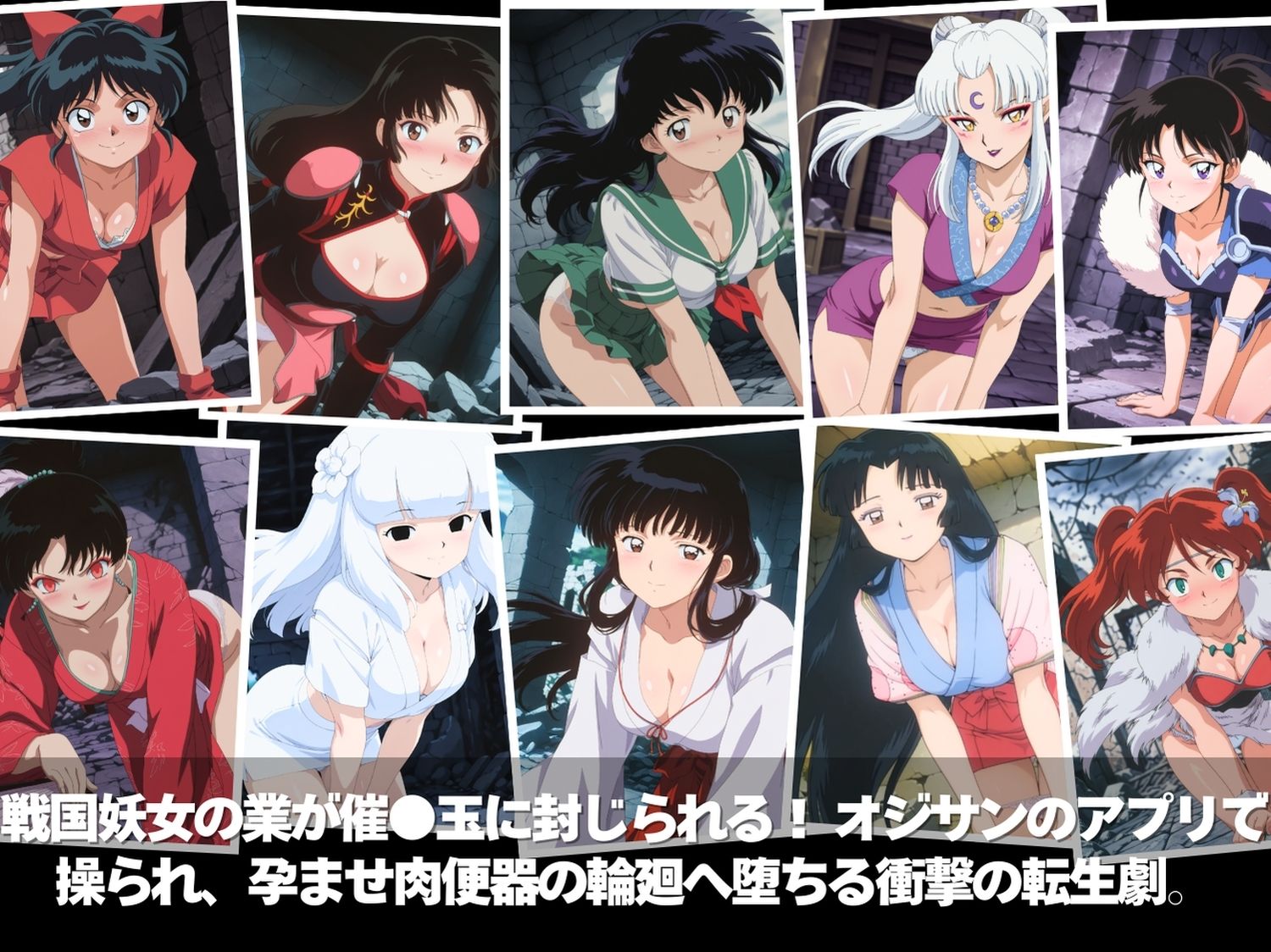 サンプル画像1:キモ男の逆襲。孕ませ完全征服！全員ペット化計画。戦国ヒロイン孕ませ調教。  〜犬夜● 編〜(ぽかぽかさんぽ) [d_712895]