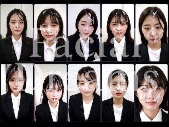 サンプル画像1:顔射面接150人(FacialDreams) [d_712909]