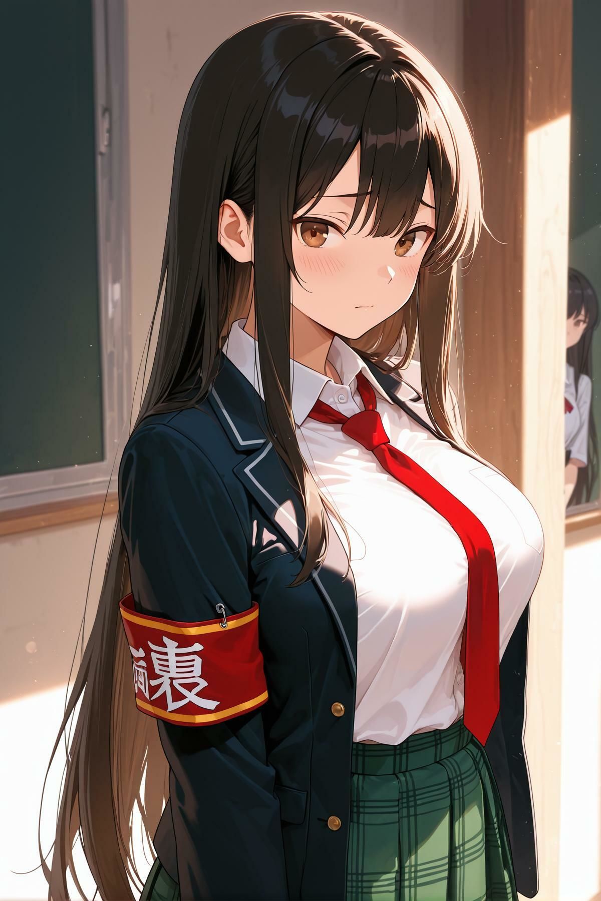 サンプル画像1:風紀委員長メス堕ち 〜生意気風紀委員長に種付け性指導〜(菅野樹希也) [d_712943]