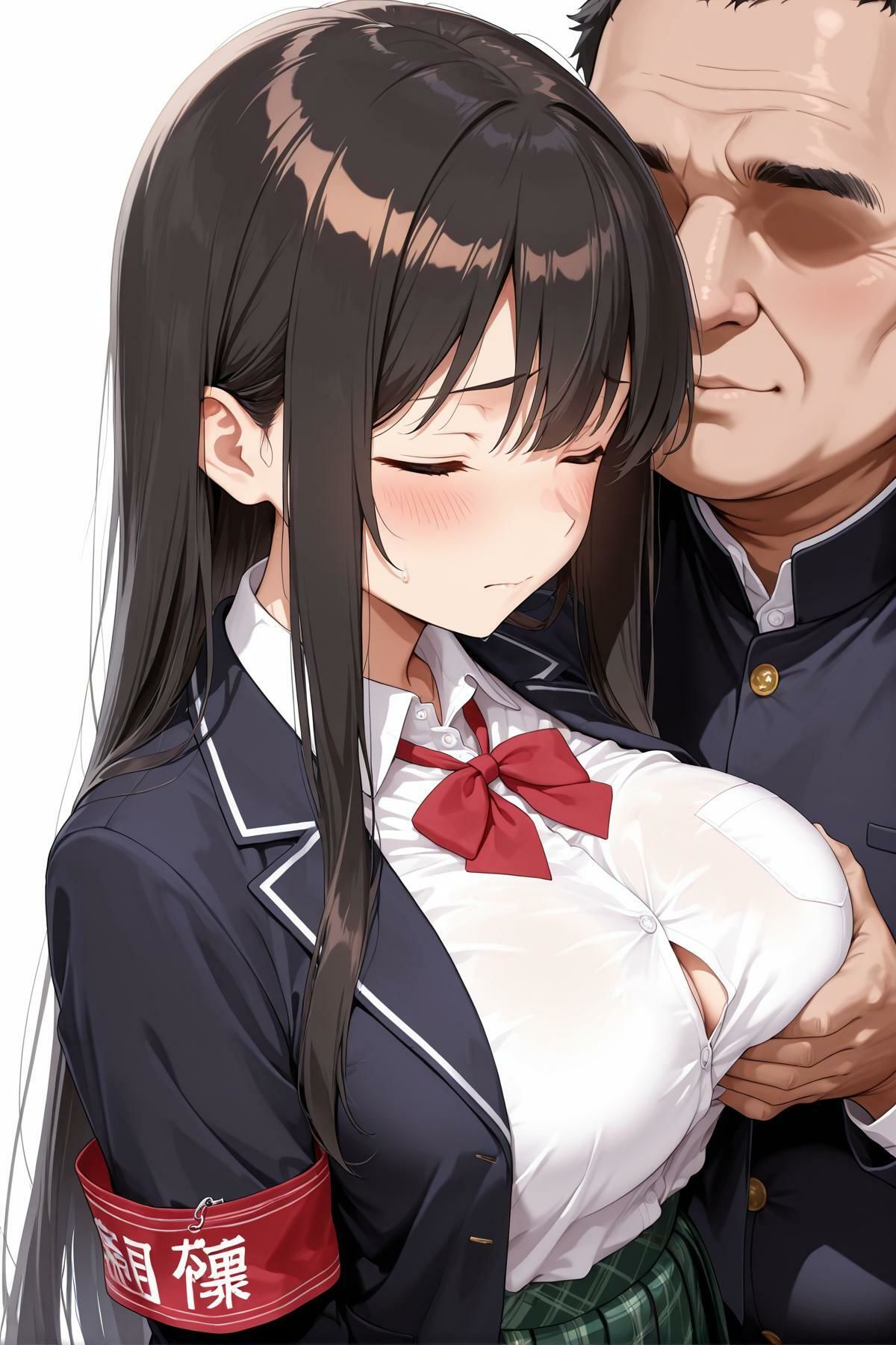 風紀委員長メス堕ち 〜生意気風紀委員長に種付け性指導〜 画像2