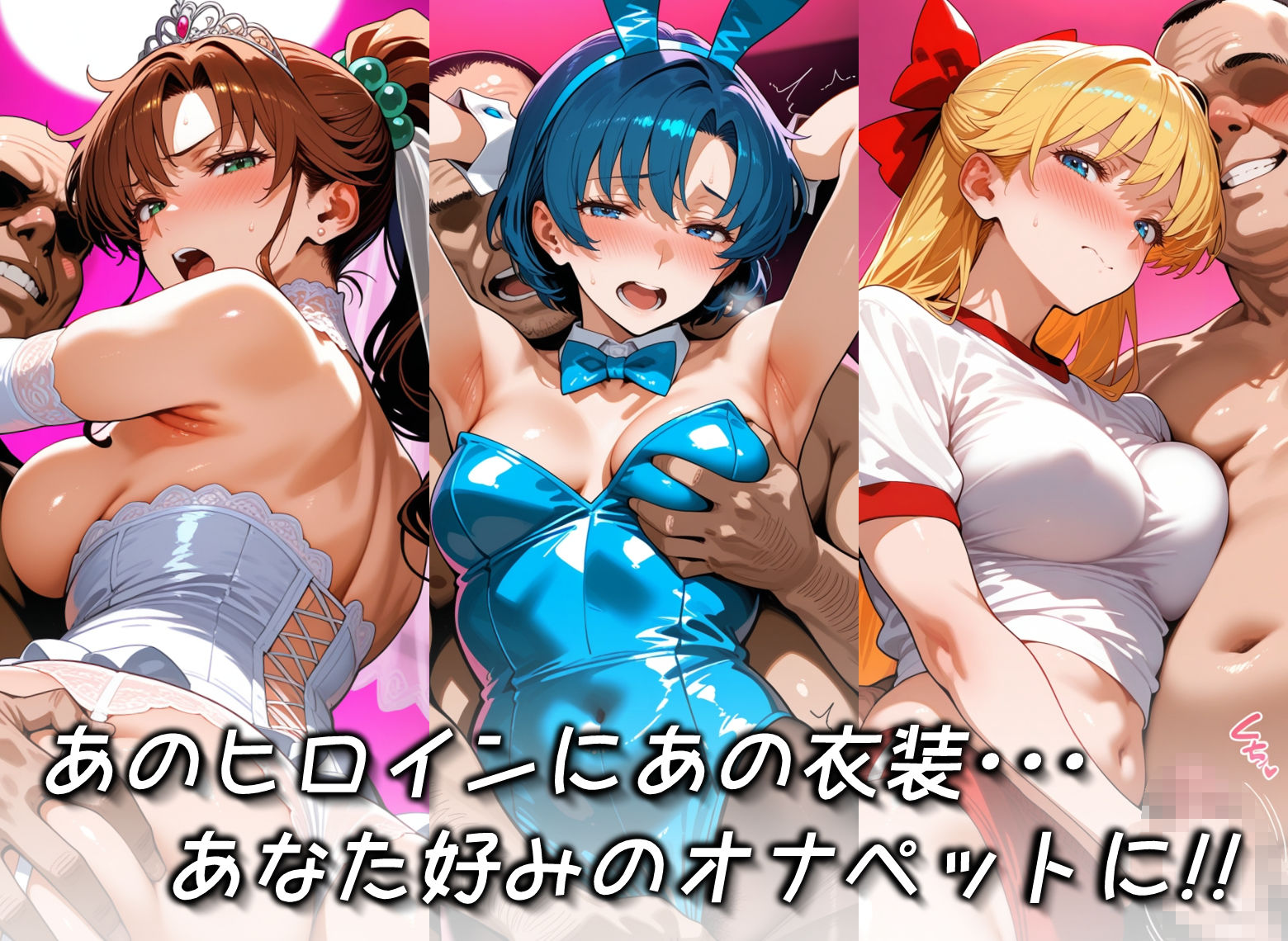 サンプル画像1:キセカエオナペット -美少女戦士セーラ◯ムーン篇-(愛玩ファクトリー) [d_712971]