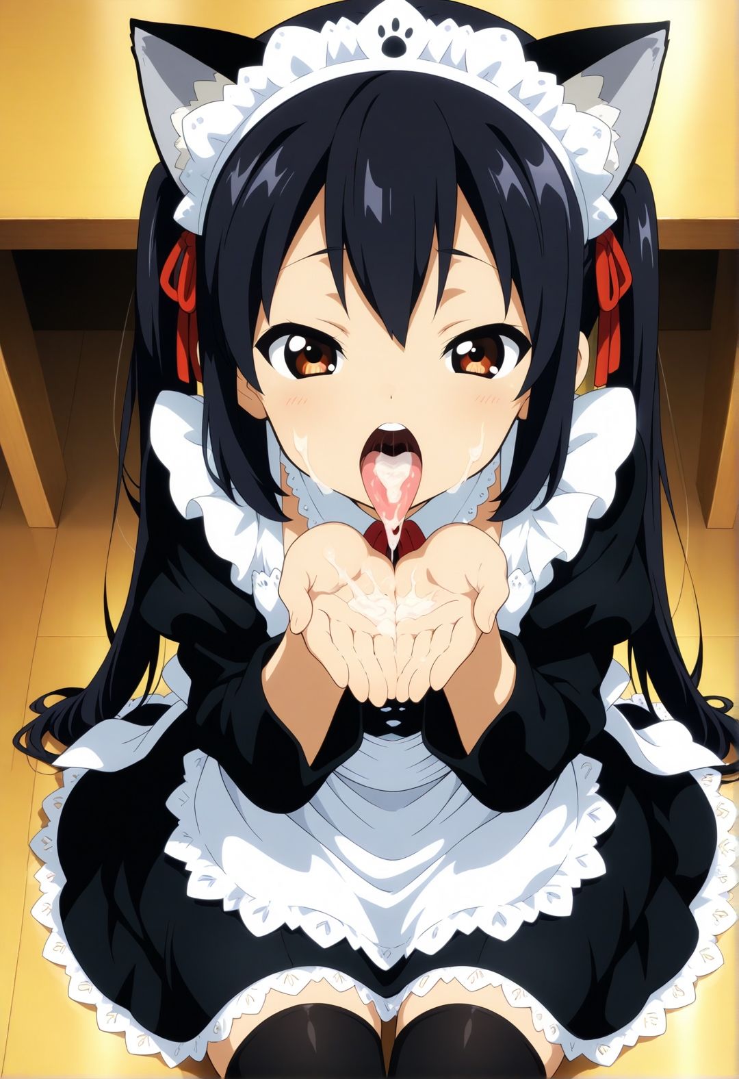 サンプル画像4:けいおん部の隠し事  それぞれの密室で…(黒砂糖) [d_712977]