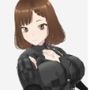 黒いウェアを着ている巨乳のお姉さん（セリフなし  3DCGモデル  イラスト集）