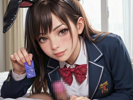 サンプル画像3:バニーになったロリ彼女に中出ししまくった話(よっち) [d_713002]