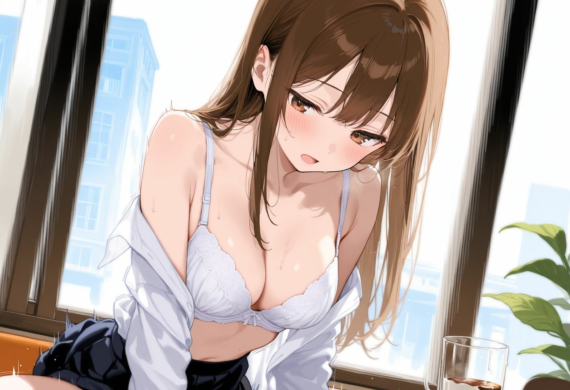 終電逃したバイトの後輩 彼氏に内緒で絶倫SEX10