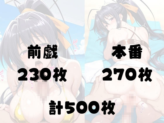 サンプル画像5:【ハイスクールD×D】メス堕ち巨乳ヒロイン、ビキニでSEX三昧〜姫島朱乃〜(オトナのヒロイン図鑑) [d_713094]