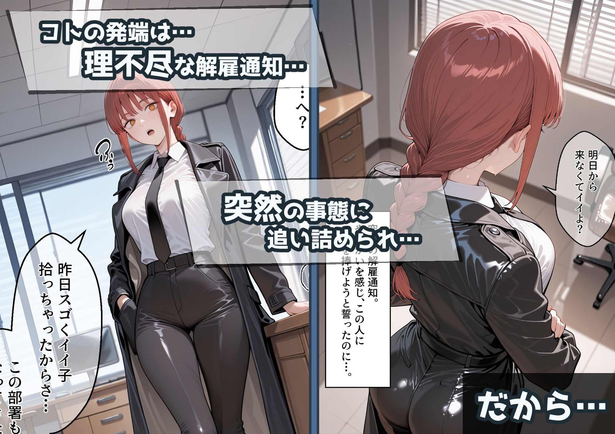 冴えないおじをザマァwしたら 拉致られてメス奴●にされました 【チェ〇ソーマン マキマ編】 サンプル2